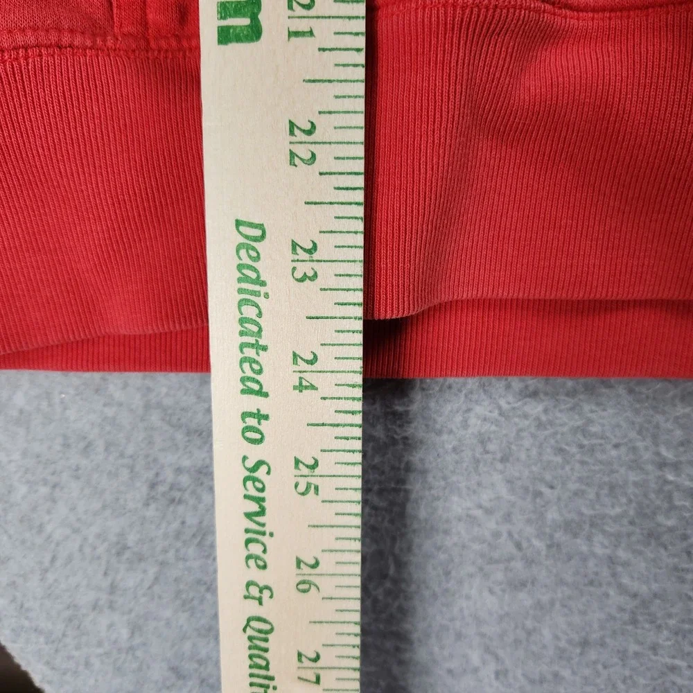Levis Red Tab Hoodie Mens XL Red Graphic Fleece Lined Comfy Streetwear Pullover